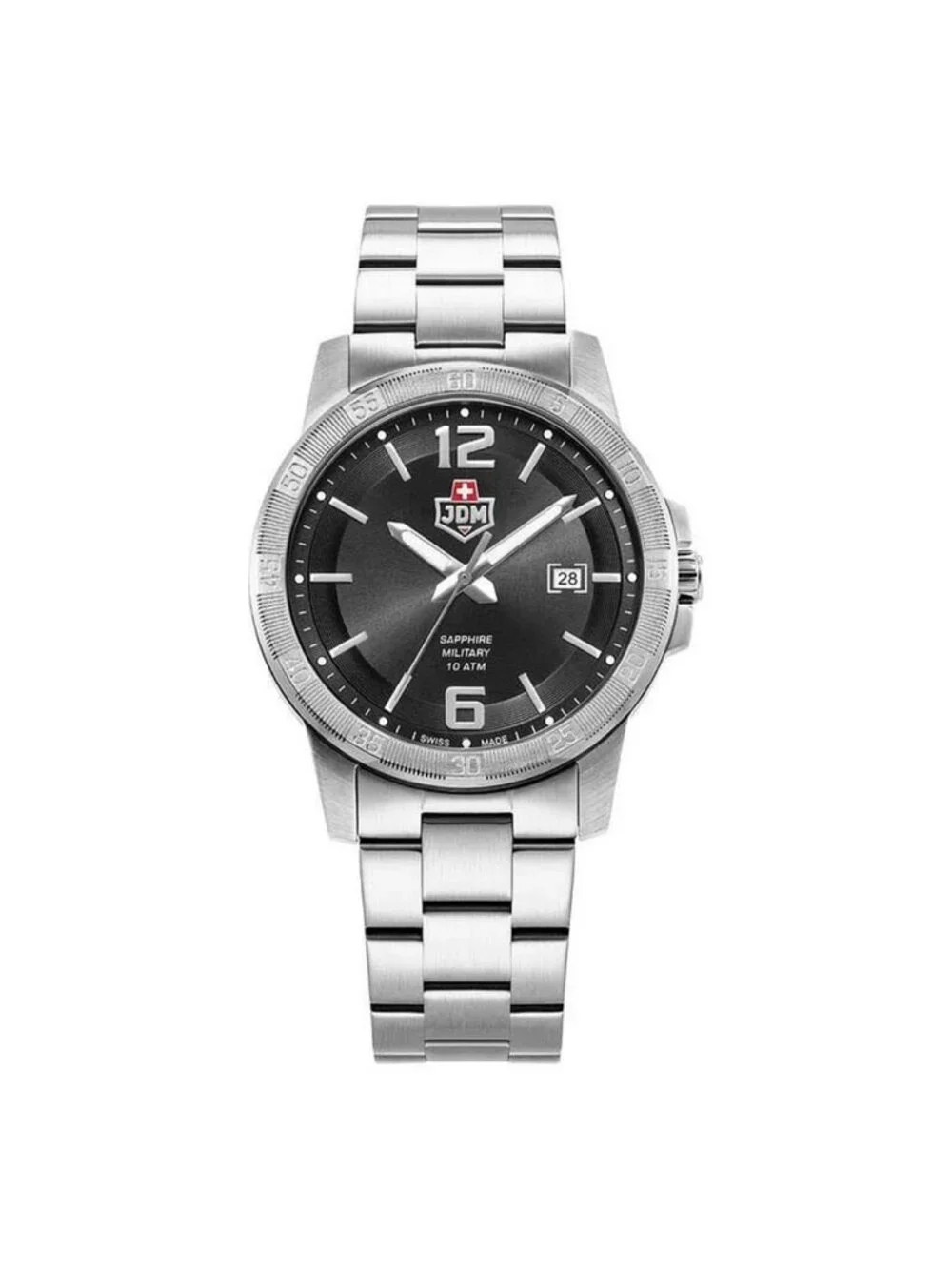 NWT Jdm Military Oscar Black Dial Men's Watch